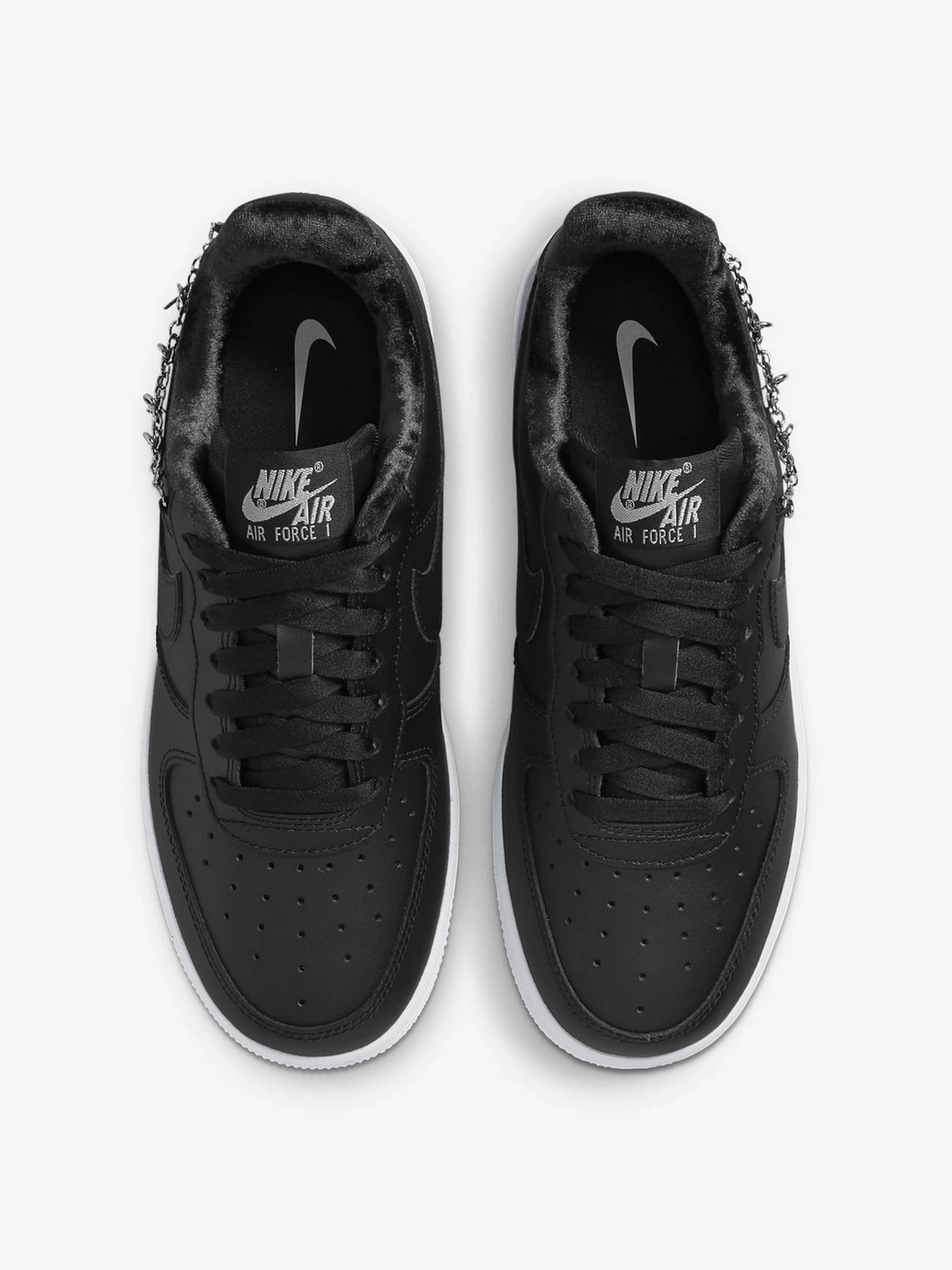 Кеди NIKE Air Force 1 Low Black Pendant модель DD1525-001 Кеди NIKE Air Force 1 Low Black Pendant модель DD1525-001 Фото