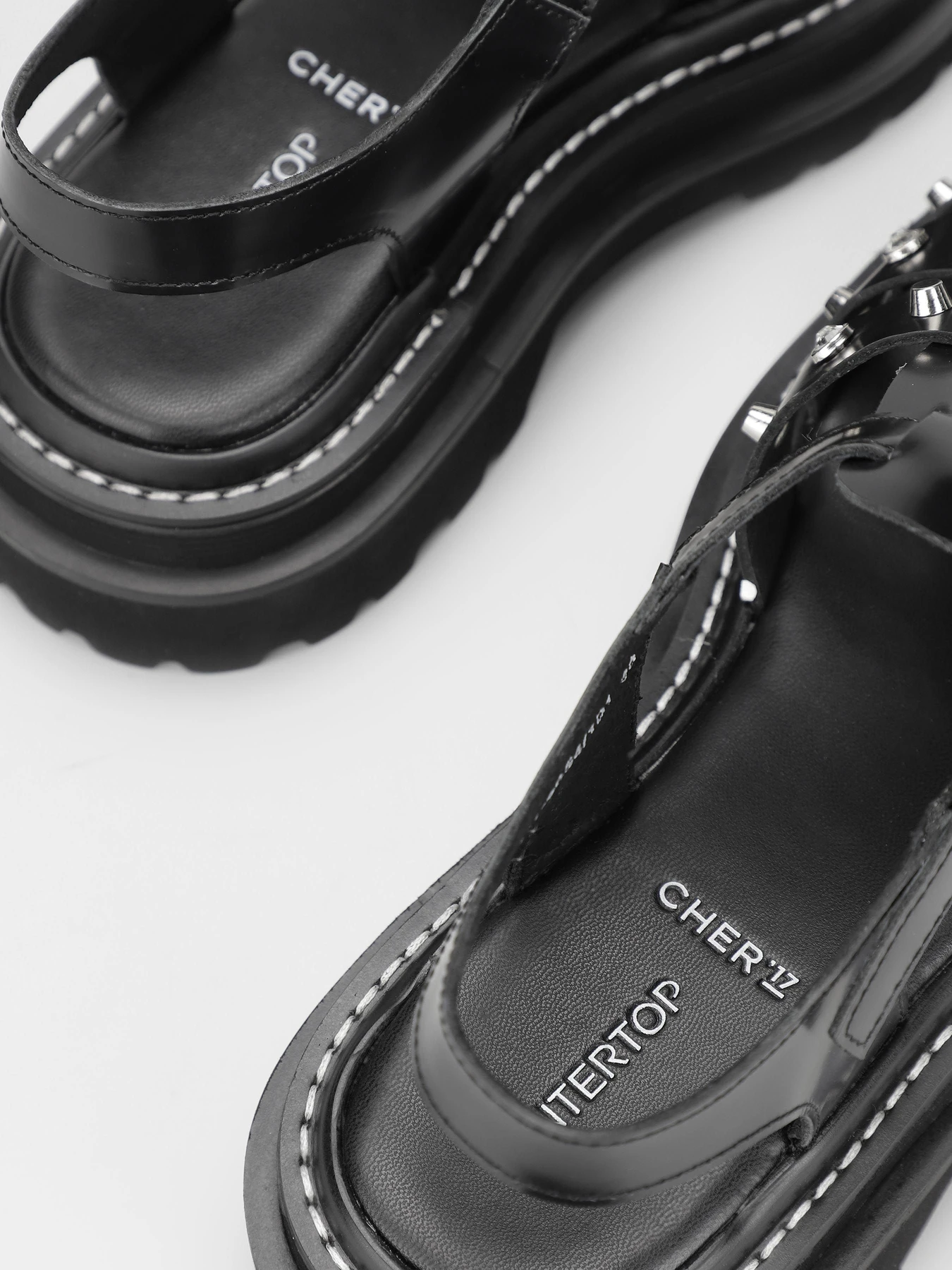 Босоножки CHER '17 INTERTOP модель 111-6654/101 Босоножки CHER '17 INTERTOP модель 111-6654/101 Фото