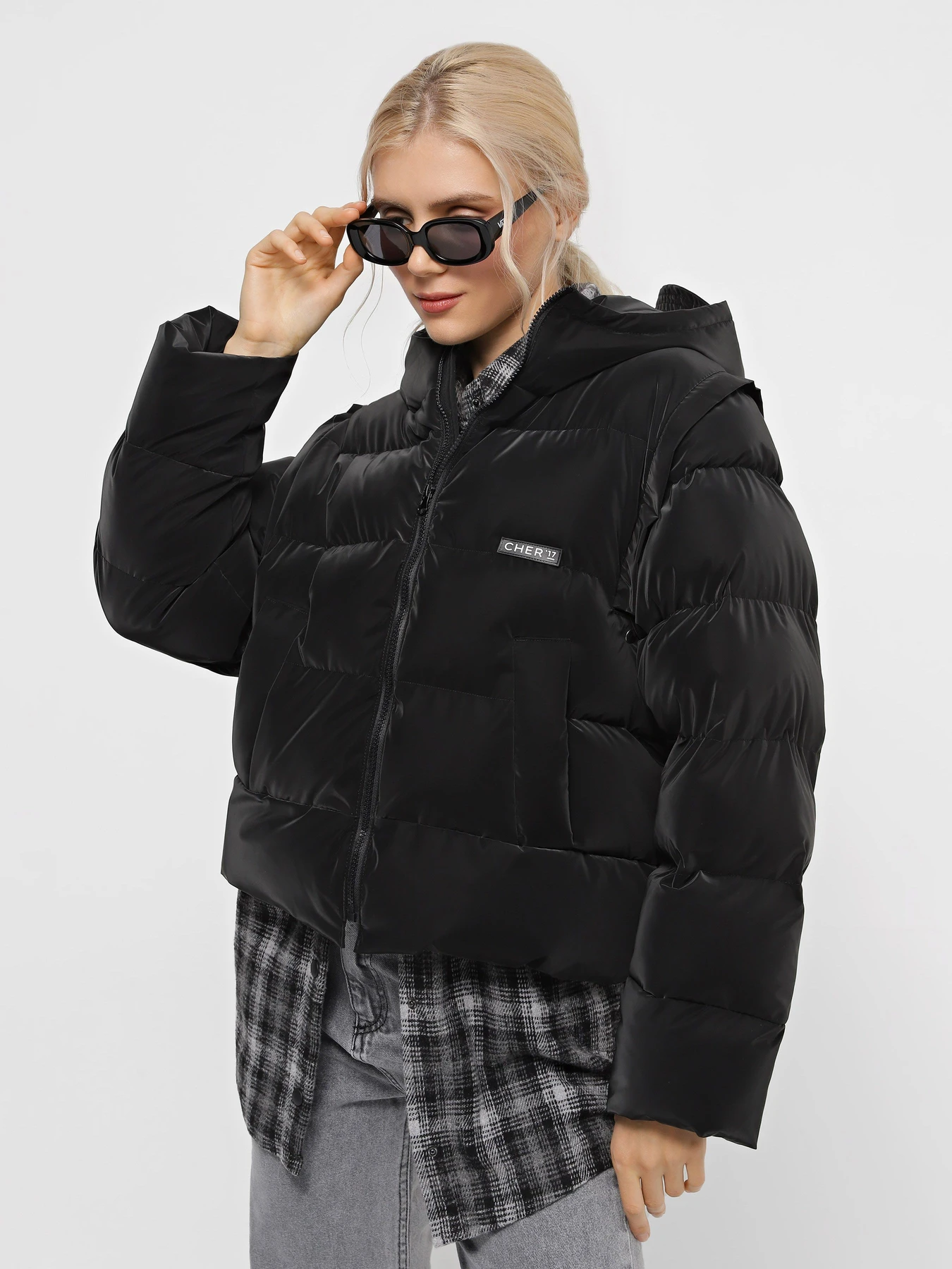 Куртки та дублянки CHER '17 INTERTOP модель 02173FW24-01 Куртки та дублянки CHER '17 INTERTOP модель 02173FW24-01 Фото
