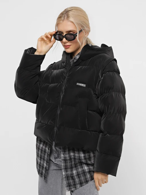 Куртки и дубленки CHER '17 INTERTOP модель 02173FW24-01 Фото