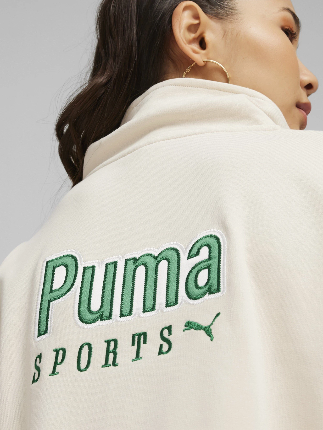 Худи и свитшоты PUMA TEAM HALF-ZIP CREW модель 62432487 Фото