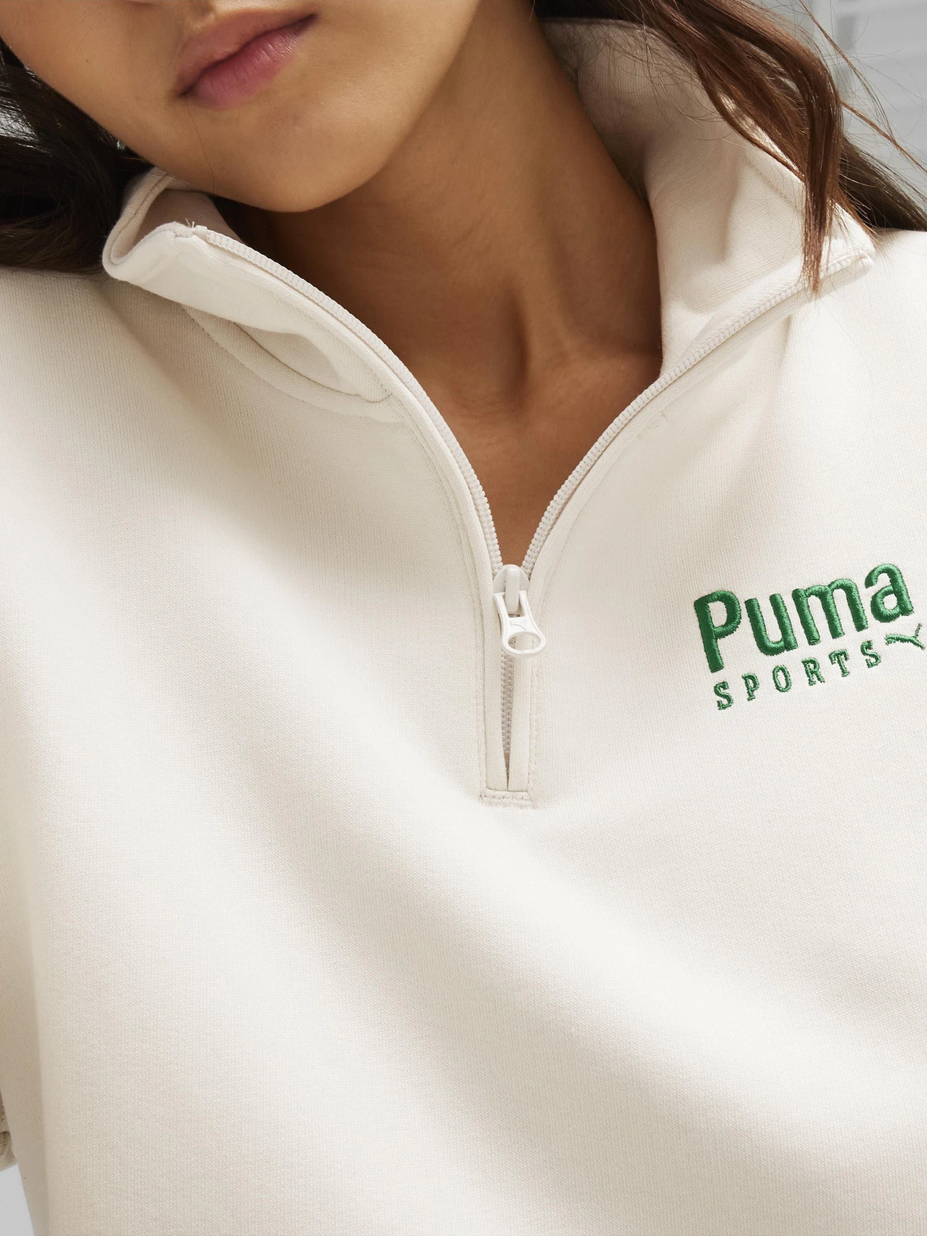 Худи и свитшоты PUMA TEAM HALF-ZIP CREW модель 62432487 Фото