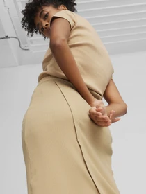 Спідниці PUMA CLASSICS RIBBED MIDI модель 62426583 Фото