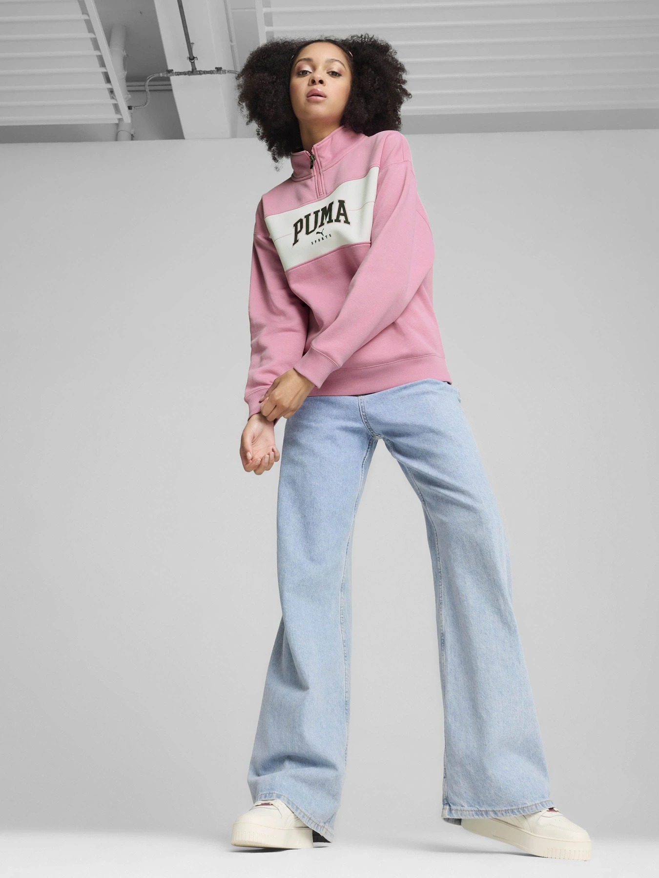 Худи и свитшоты PUMA SQUAD QUARTER-ZIP модель 68154348 Худи и свитшоты PUMA SQUAD QUARTER-ZIP модель 68154348 Фото