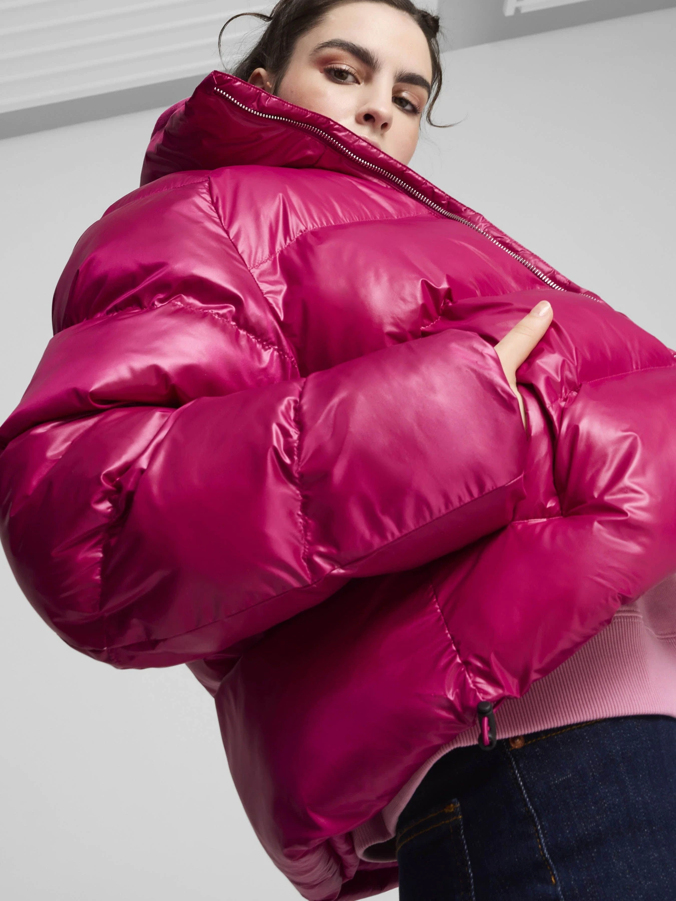 Куртки и дубленки PUMA SHINY PUFFER модель 62651445 Куртки и дубленки PUMA SHINY PUFFER модель 62651445 Фото