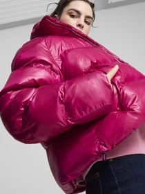 Куртки и дубленки PUMA SHINY PUFFER модель 62651445 Фото