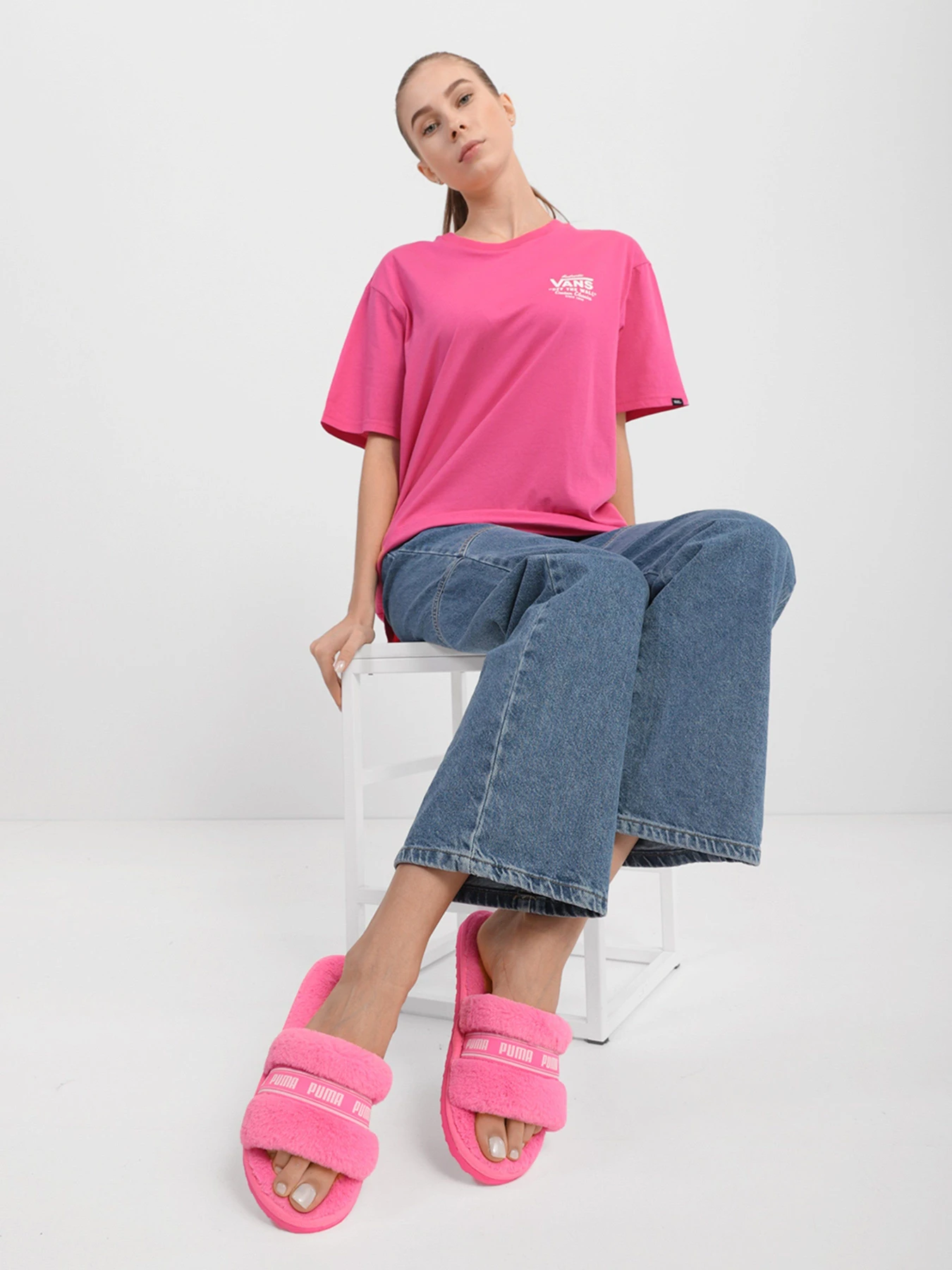 Капці PUMA FLUFF WOMEN'S SLIDE модель 38493703 Капці PUMA FLUFF WOMEN'S SLIDE модель 38493703 Фото