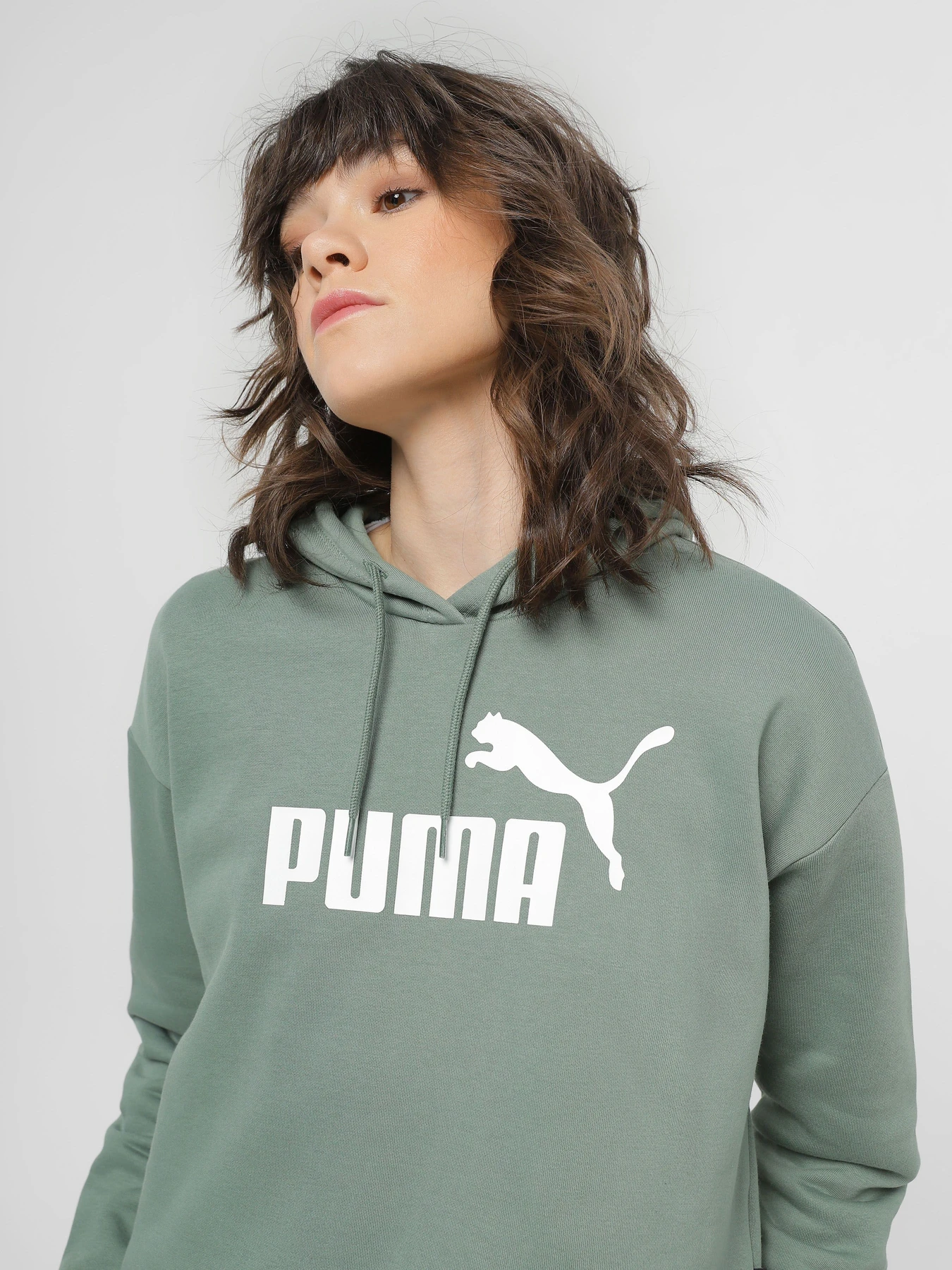 Худи и свитшоты PUMA Essentials Cropped Logo модель 58686948 Худи и свитшоты PUMA Essentials Cropped Logo модель 58686948 Фото