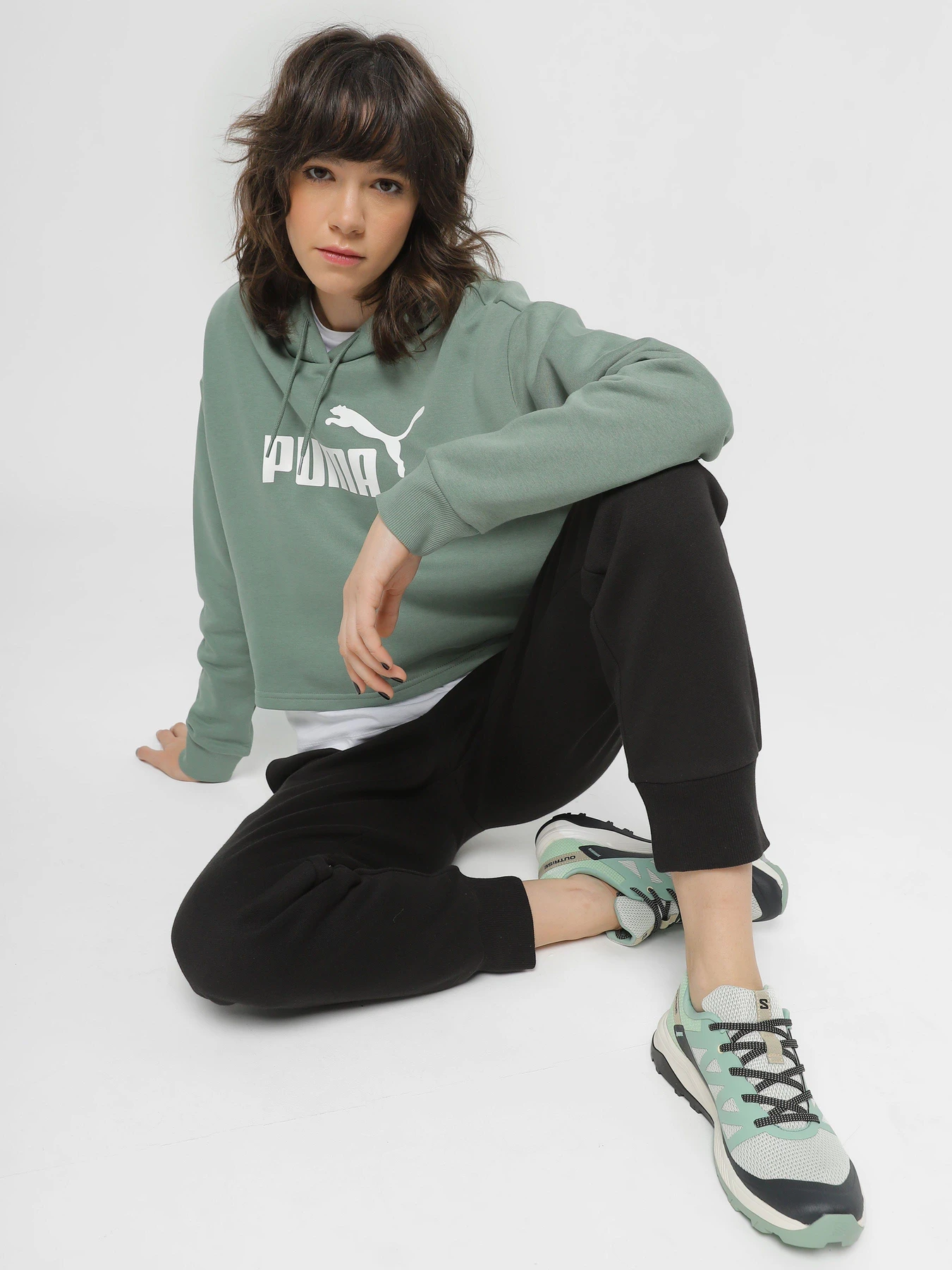 Худи и свитшоты PUMA Essentials Cropped Logo модель 58686948 Худи и свитшоты PUMA Essentials Cropped Logo модель 58686948 Фото