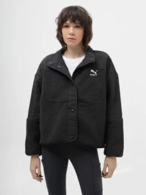 Куртки и дубленки PUMA Classics Sherpa модель 62169101 Фото