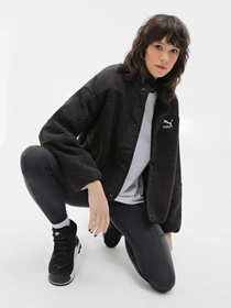 Куртки и дубленки PUMA Classics Sherpa модель 62169101 Фото