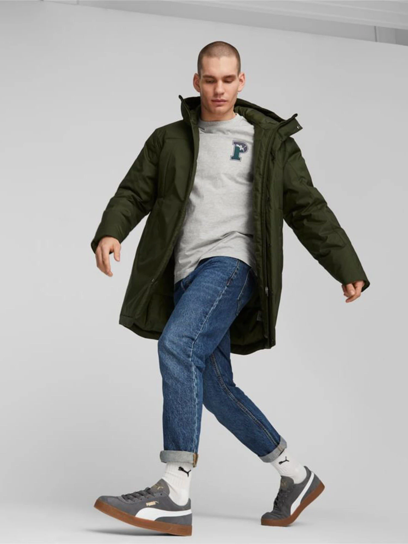 Куртки та дублянки PUMA Hooded Padded модель 67537931 Фото