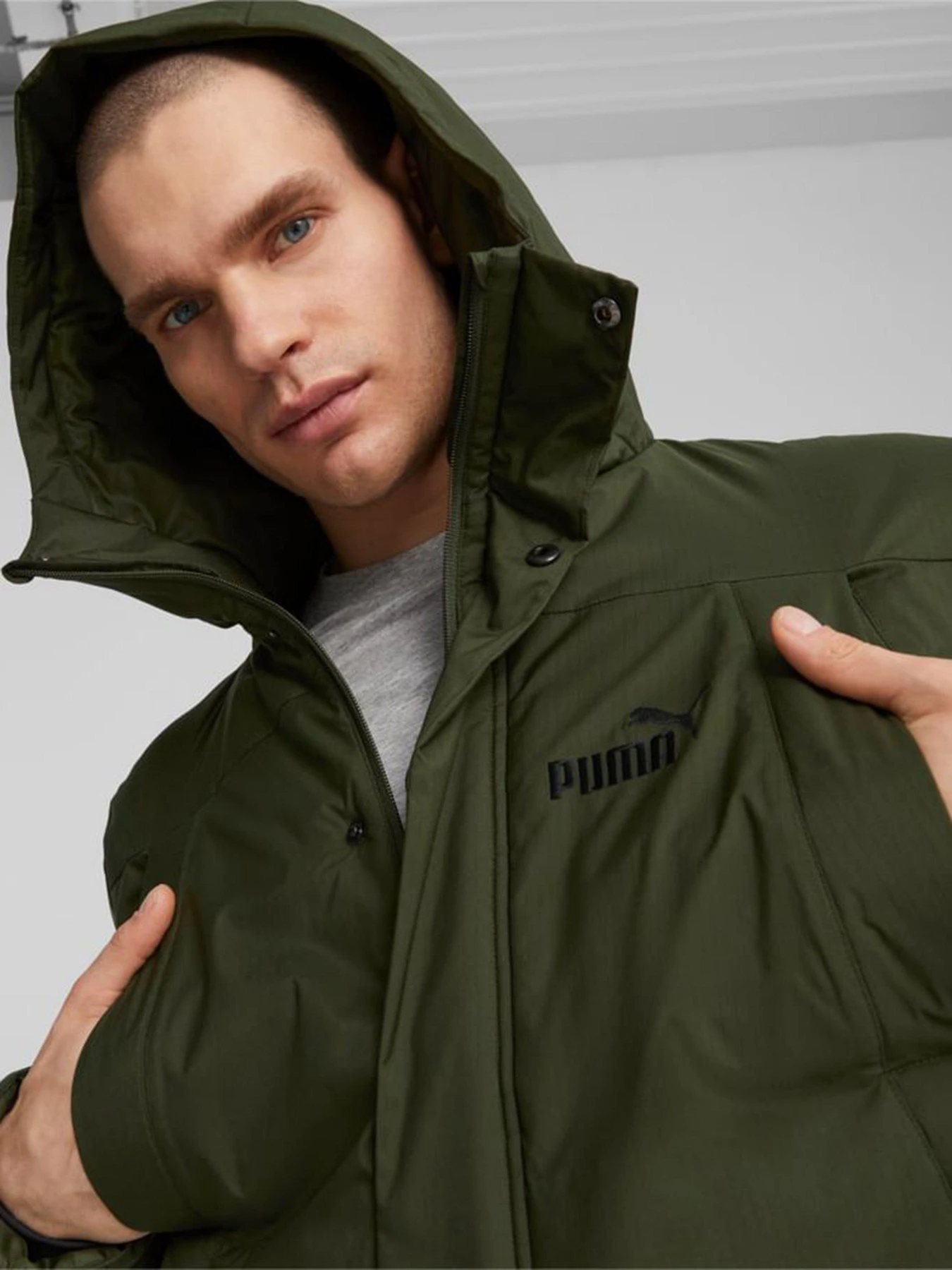 Куртки та дублянки PUMA Hooded Padded модель 67537931 Фото