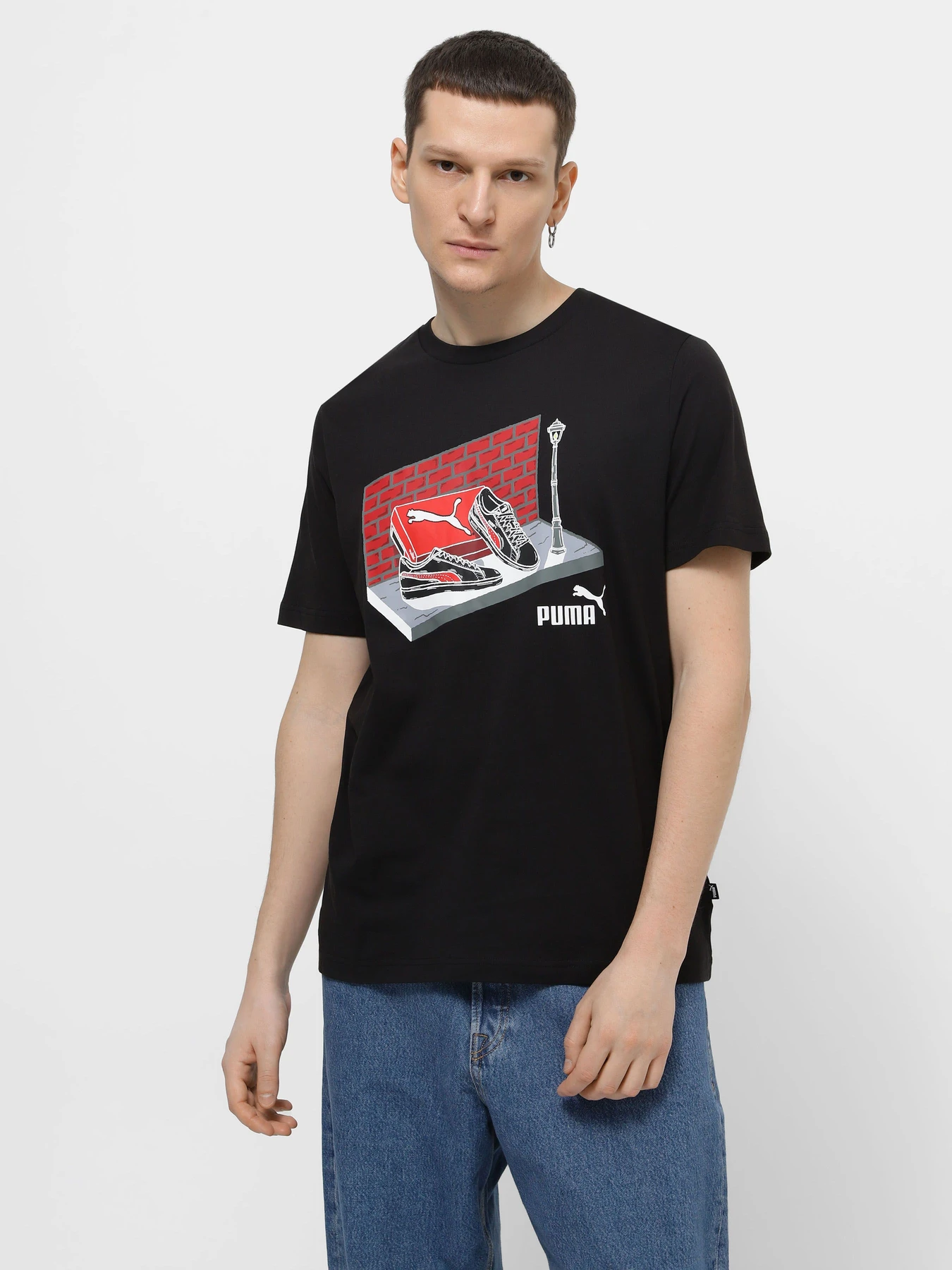 Футболки и поло PUMA GRAPHICS BOX модель 68017501 Футболки и поло PUMA GRAPHICS BOX модель 68017501 Фото