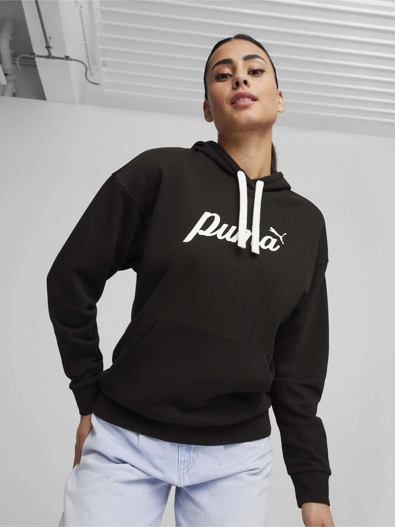 Худи и свитшоты PUMA ESSENTIALS+ SCRIPT модель 67934801 Фото