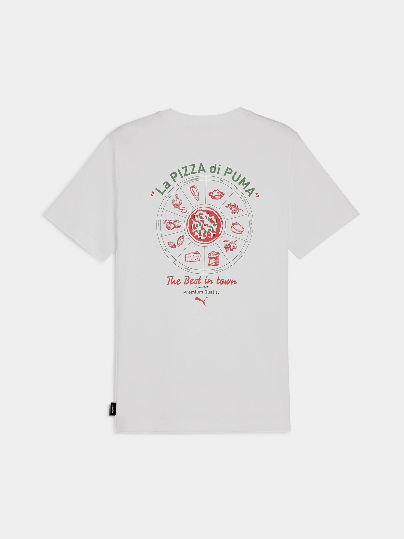 Футболки и поло PUMA GRAPHICS PIZZA модель 62541502 Футболки и поло PUMA GRAPHICS PIZZA модель 62541502 Фото