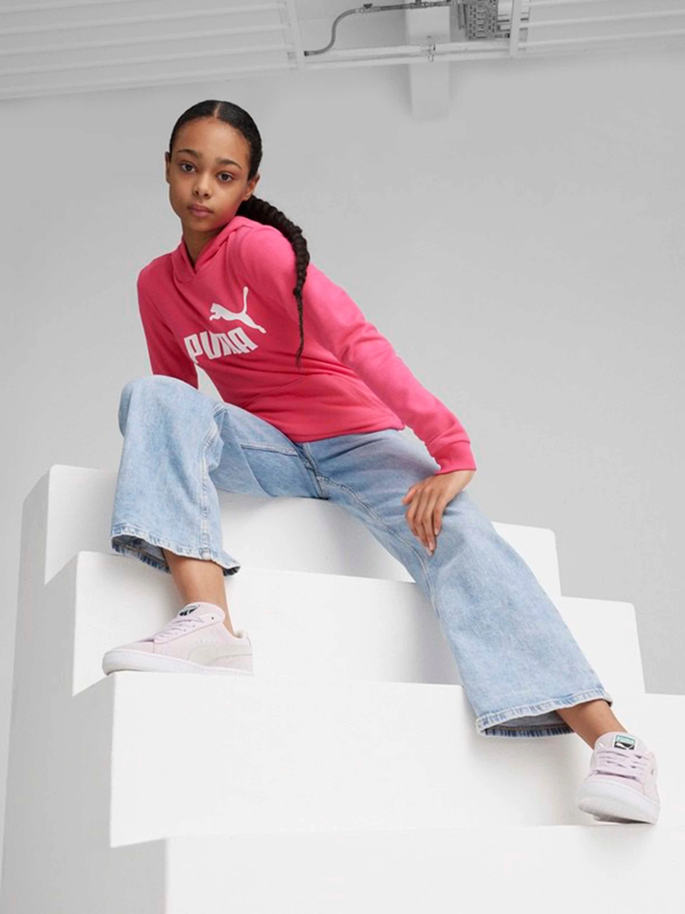 Худи и свитшоты PUMA ESSENTIALS LOGO модель 58703048 Фото