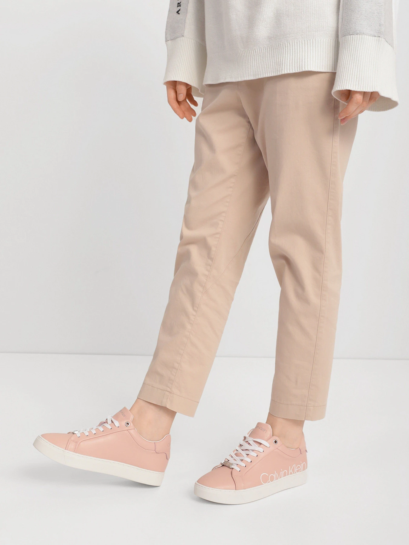 Кеды Calvin Klein Cupsole Lace Up Logo модель HW0HW00574-TBP Фото