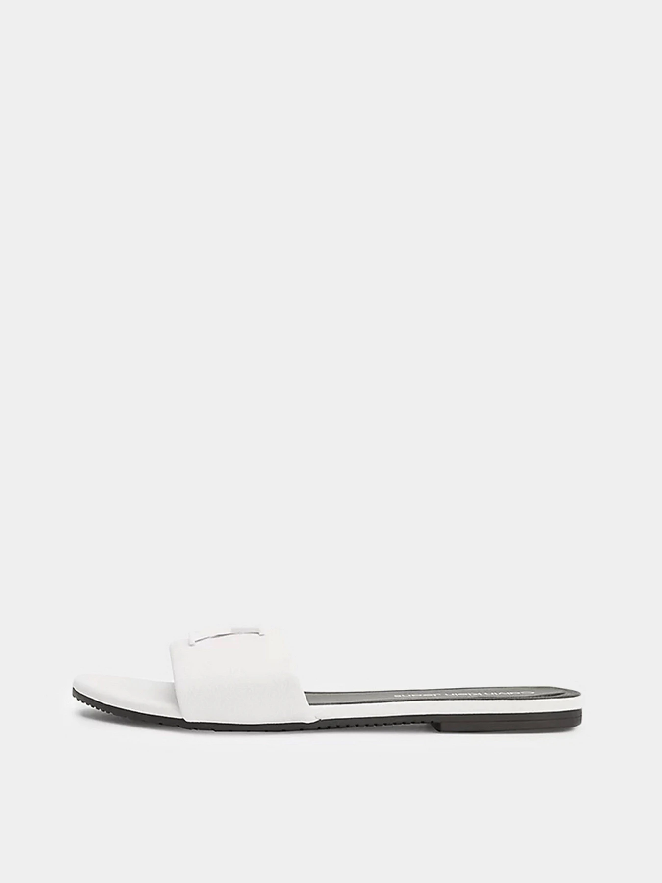 Шлёпанцы Calvin Klein Flat Sandal Hw Lth модель YW0YW00543-YAF Фото