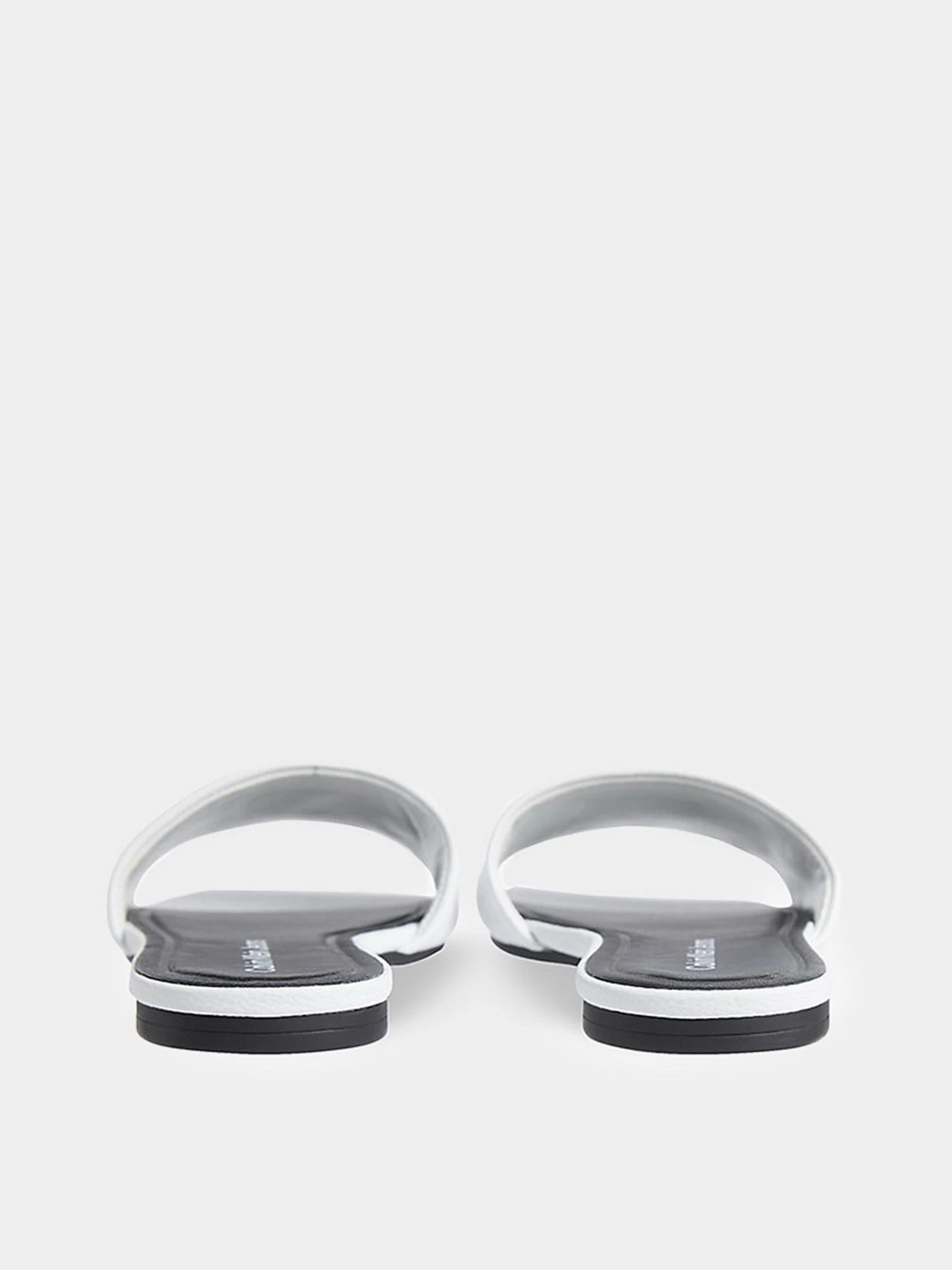 Шлёпанцы Calvin Klein Flat Sandal Hw Lth модель YW0YW00543-YAF Фото