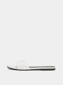 Шлёпанцы Calvin Klein Flat Sandal Hw Lth модель YW0YW00543-YAF Фото
