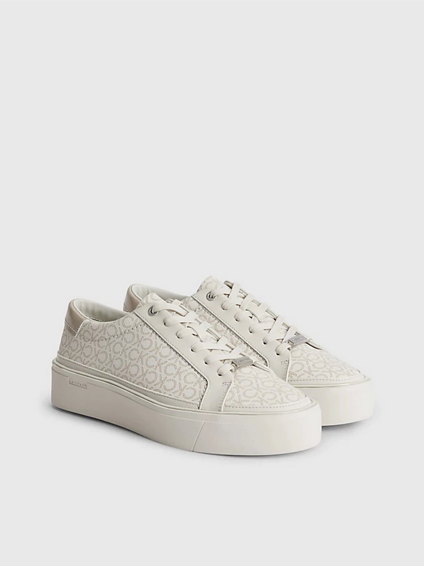 Кеды Calvin Klein Flatform Cupsole Lace Up - Mono модель HW0HW01420-0F7 Фото