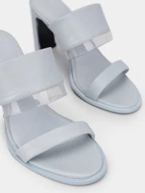 Шльопанці Calvin Klein Curved Stiletto Sandal 80 модель HW0HW01461-DYI Фото