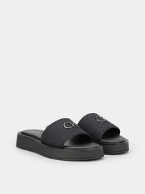 Шлёпанцы Calvin Klein Dress Flatform W/HW модель HW0HW01488-0GN Фото