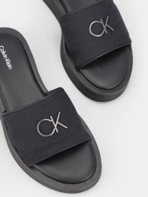 Шлёпанцы Calvin Klein Dress Flatform W/HW модель HW0HW01488-0GN Фото