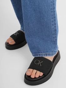 Шлёпанцы Calvin Klein Dress Flatform W/HW модель HW0HW01488-0GN Фото
