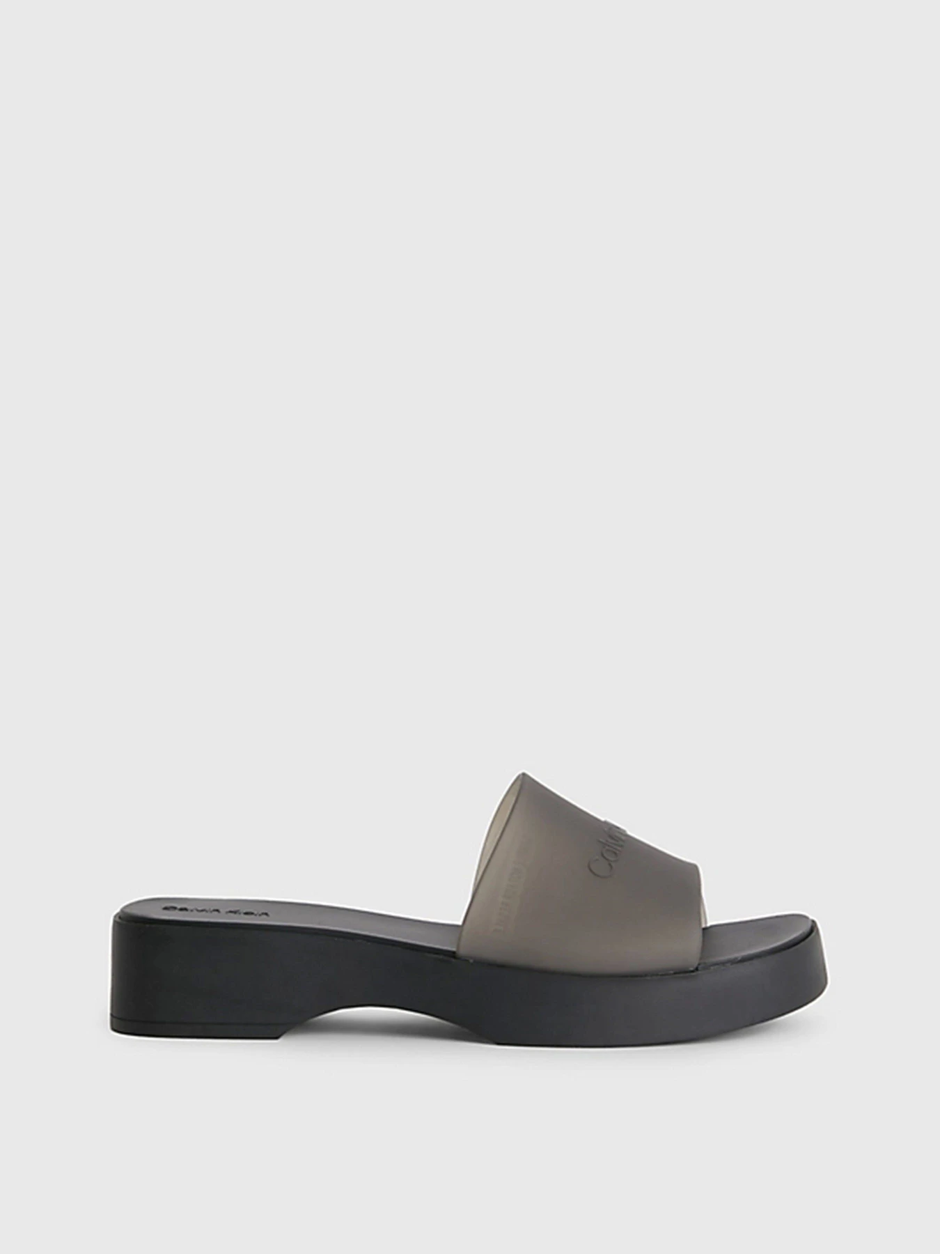 Шлёпанцы Calvin Klein Wedge Slide-Transp модель HW0HW01514-BEH Шлёпанцы Calvin Klein Wedge Slide-Transp модель HW0HW01514-BEH Фото