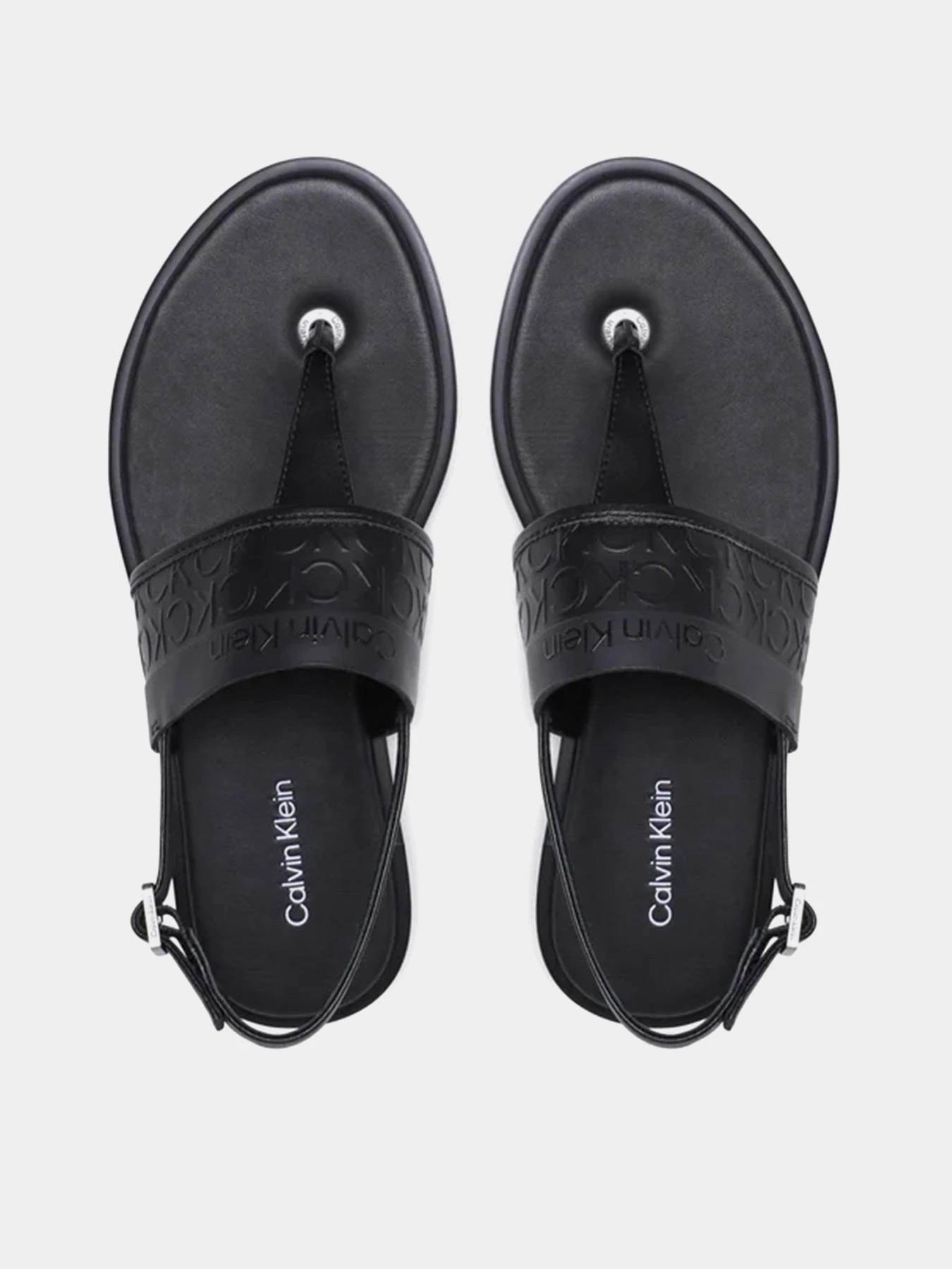 Сандалии Calvin Klein Almond Tp Sandal-Hf Mono модель HW0HW01536-0GN Сандалии Calvin Klein Almond Tp Sandal-Hf Mono модель HW0HW01536-0GN Фото