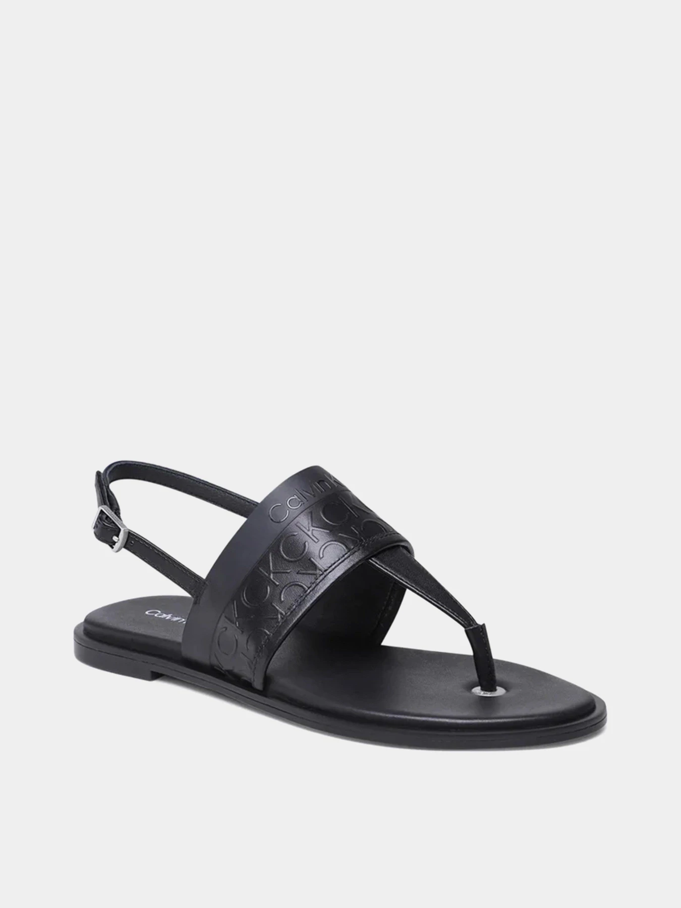 Сандалии Calvin Klein Almond Tp Sandal-Hf Mono модель HW0HW01536-0GN Сандалии Calvin Klein Almond Tp Sandal-Hf Mono модель HW0HW01536-0GN Фото