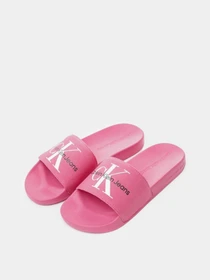 Шлёпанцы Calvin Klein Slide Monogram Co модель YW0YW00103-0J0 Фото