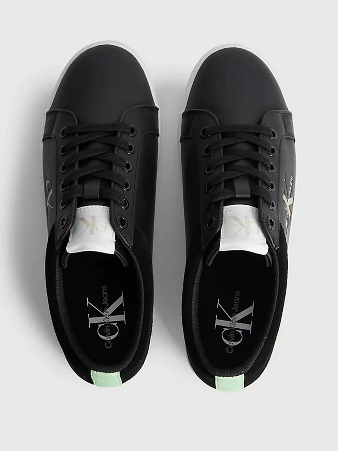 Кеды Calvin Klein Leather Trainers модель YW0YW00900-BDS Фото