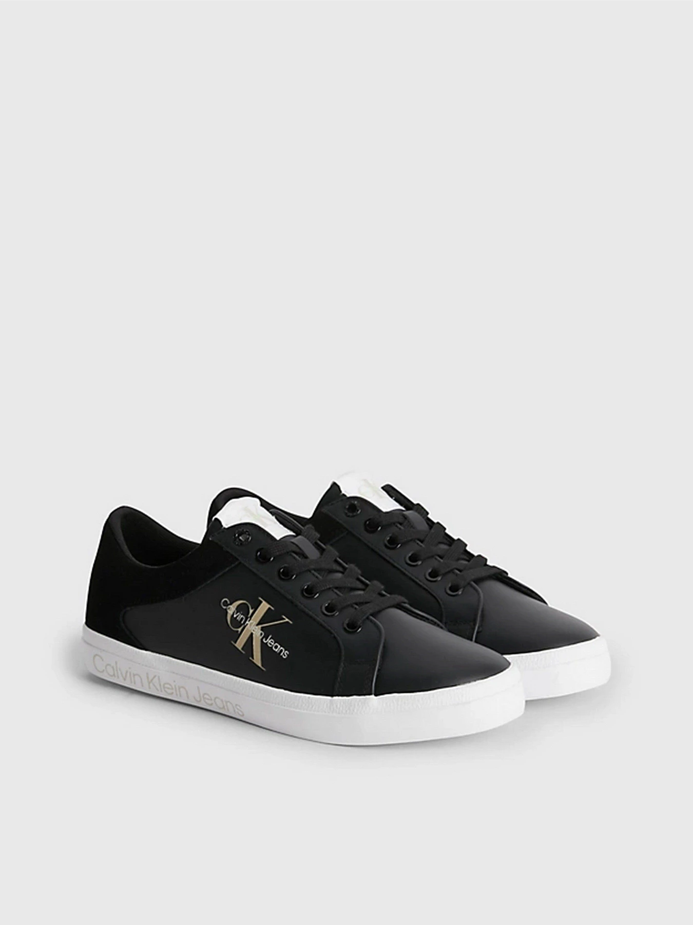 Кеды Calvin Klein Leather Trainers модель YW0YW00900-BDS Фото