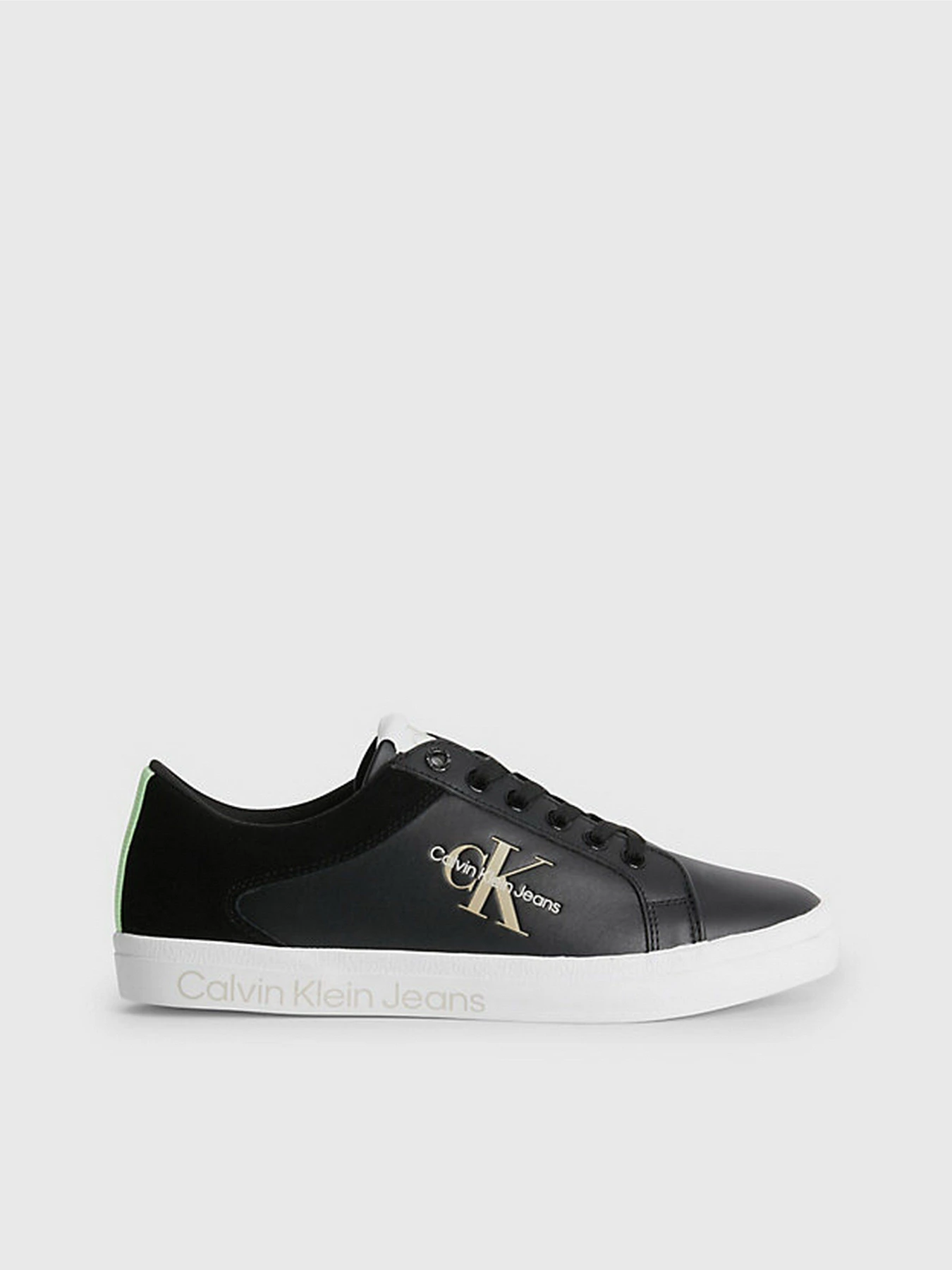 Кеды Calvin Klein Leather Trainers модель YW0YW00900-BDS Фото