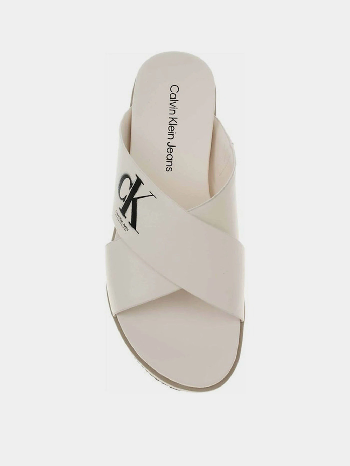 Шльопанці Calvin Klein Flatform Crissx Oversized Brand модель YW0YW00964-YBH Шльопанці Calvin Klein Flatform Crissx Oversized Brand модель YW0YW00964-YBH Фото