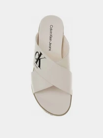 Шльопанці Calvin Klein Flatform Crissx Oversized Brand модель YW0YW00964-YBH Фото