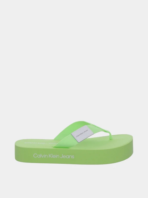 Шлёпанцы Calvin Klein Flatform Flipflop модель YW0YW00993-0H9 Фото