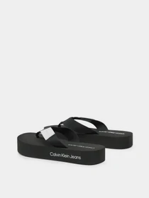 Шлёпанцы Calvin Klein Flatform Flipflop модель YW0YW00993-BDS Фото