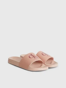 Шлёпанцы Calvin Klein Logo-Slippers модель YW0YW01000-0J1 Фото