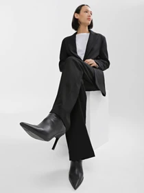 Черевики та чоботи Calvin Klein Wrap Stiletto Ankle Boot 90Hh модель HW0HW01600-BEH Фото