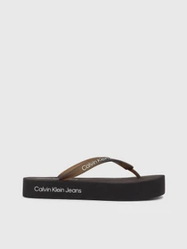Шлёпанцы Calvin Klein Beach Sandal Flatform Logo модель YW0YW01092-BEH Фото