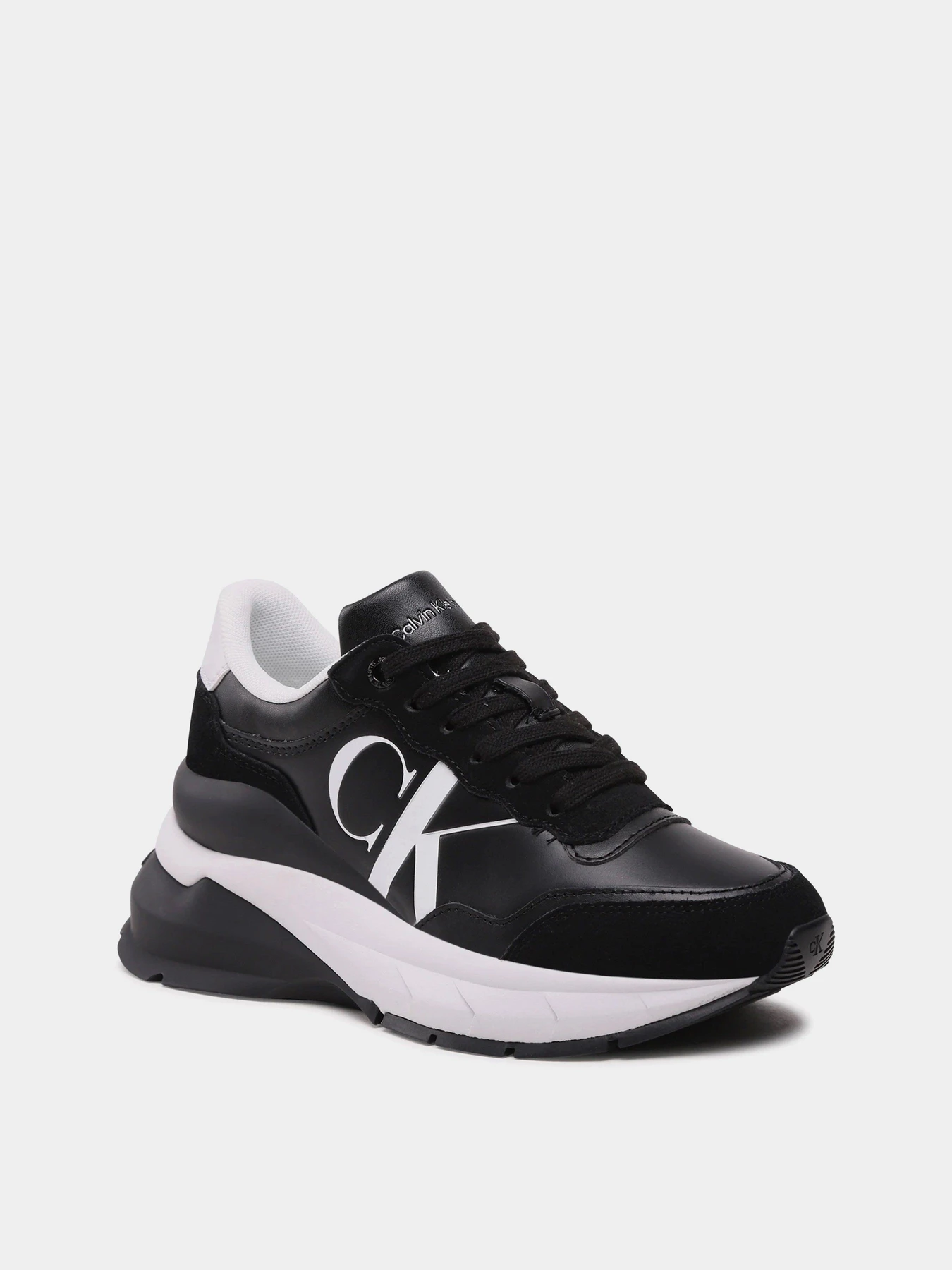 Кроссовки Calvin Klein Wedge Runner Mix Lth модель YW0YW01099-BEH Фото