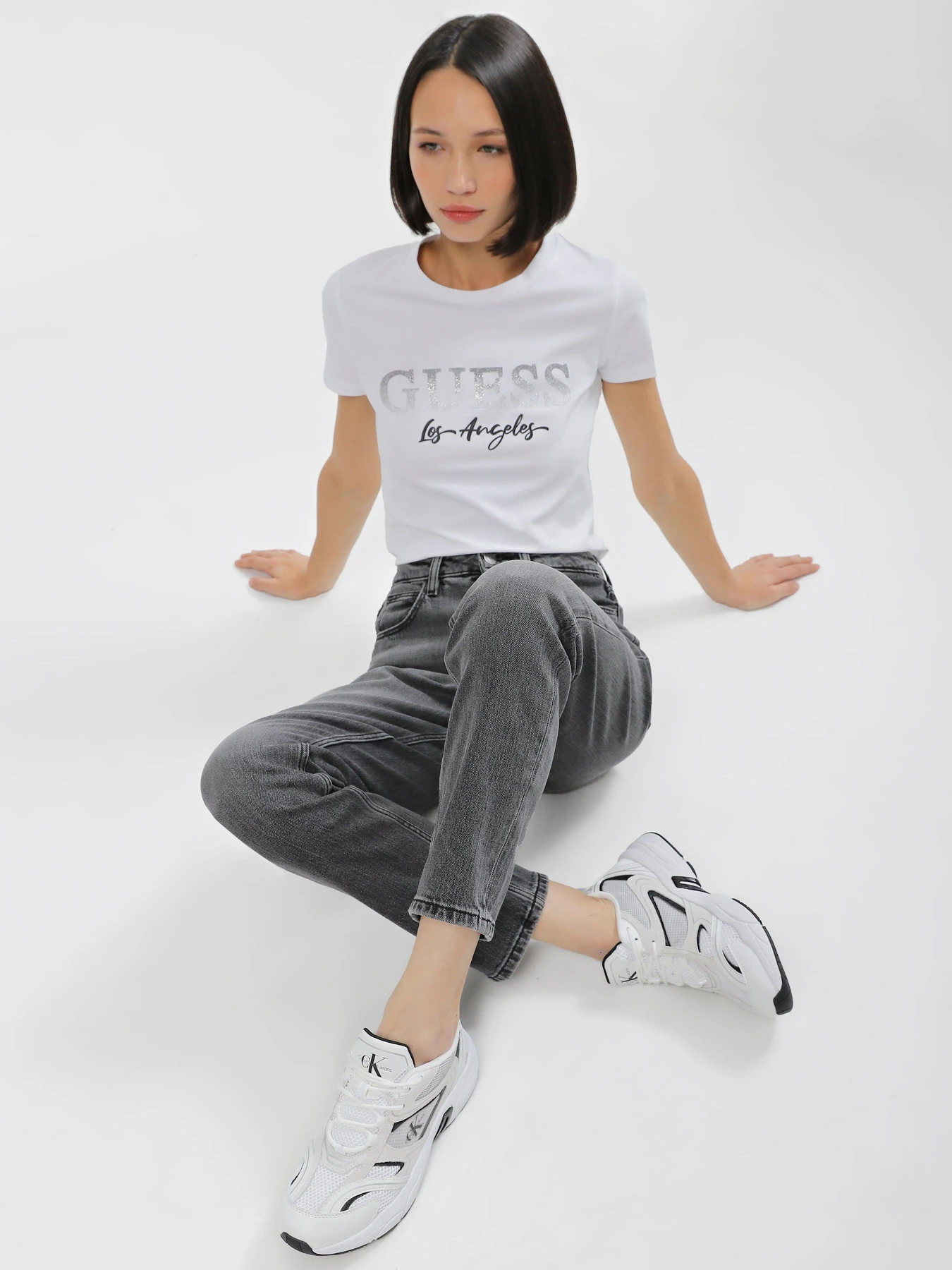 Кроссовки Calvin Klein Retro Tennis Su-Mesh Wn модель YW0YW00891-0K5 Кроссовки Calvin Klein Retro Tennis Su-Mesh Wn модель YW0YW00891-0K5 Фото