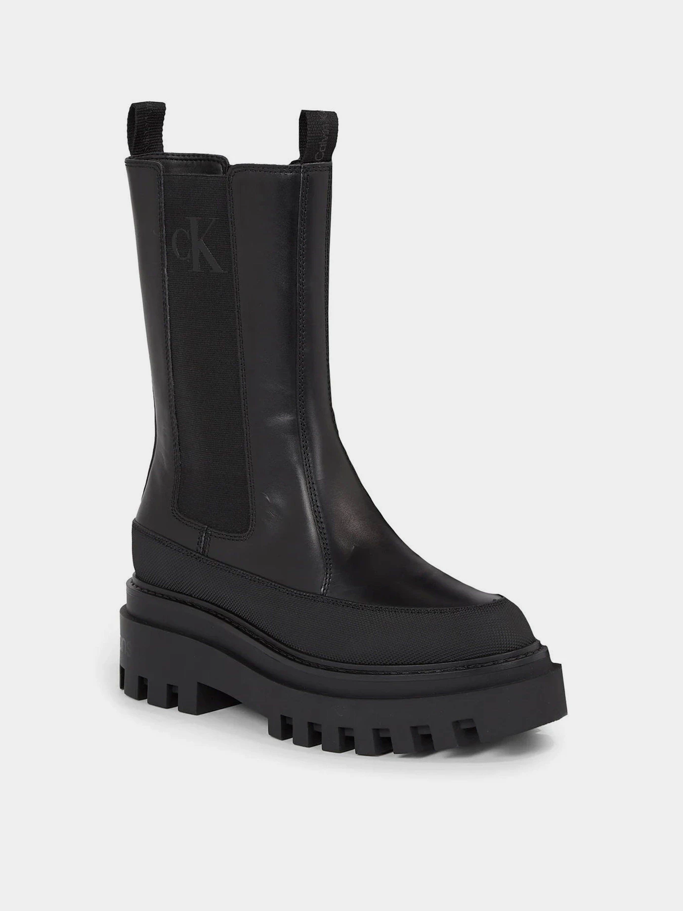 Черевики та чоботи Calvin Klein Leather Platform Chelsea Boots модель YW0YW01111-0GT Черевики та чоботи Calvin Klein Leather Platform Chelsea Boots модель YW0YW01111-0GT Фото