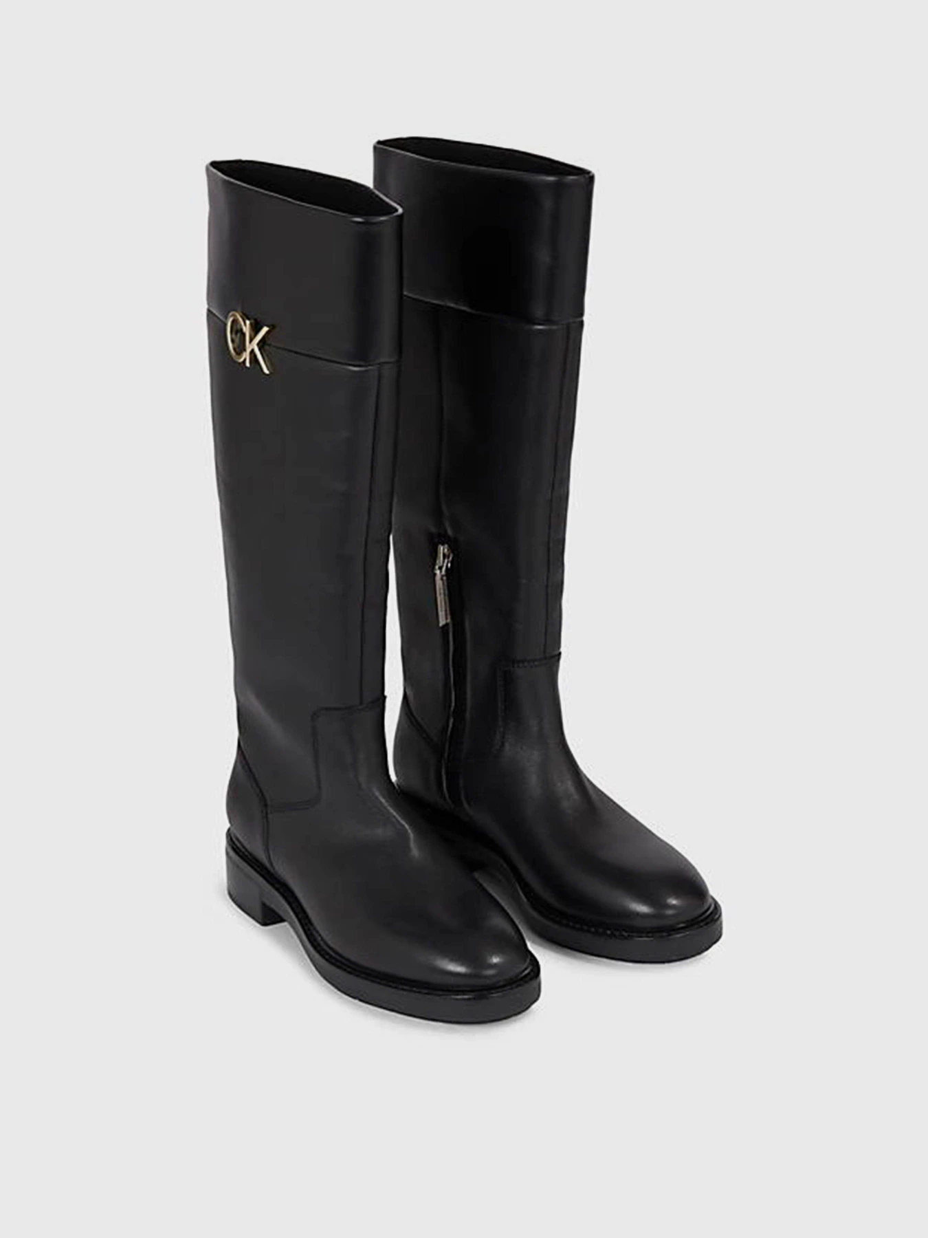 Черевики та чоботи Calvin Klein Rubber Sole Knee Boot W/Hw модель HW0HW01689-BEH Фото
