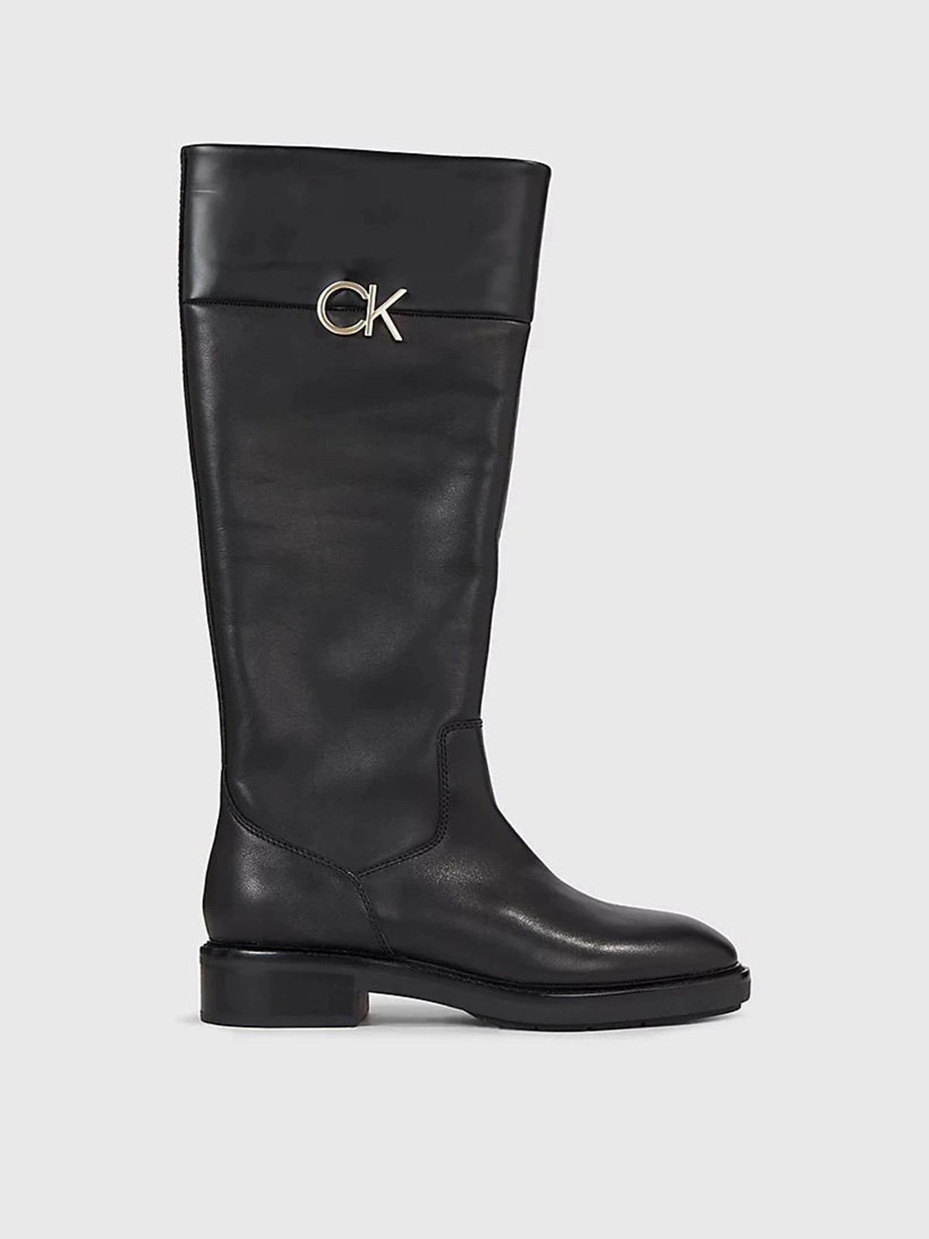 Черевики та чоботи Calvin Klein Rubber Sole Knee Boot W/Hw модель HW0HW01689-BEH Фото