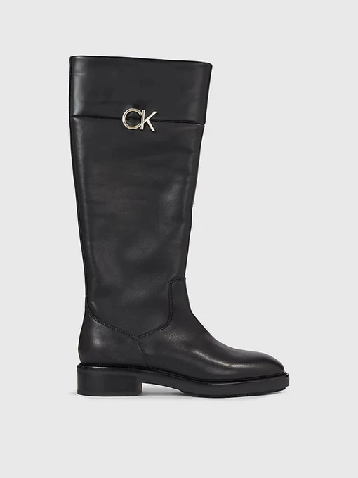 Ботинки и сапоги Calvin Klein Rubber Sole Knee Boot W/Hw модель HW0HW01689-BEH Фото